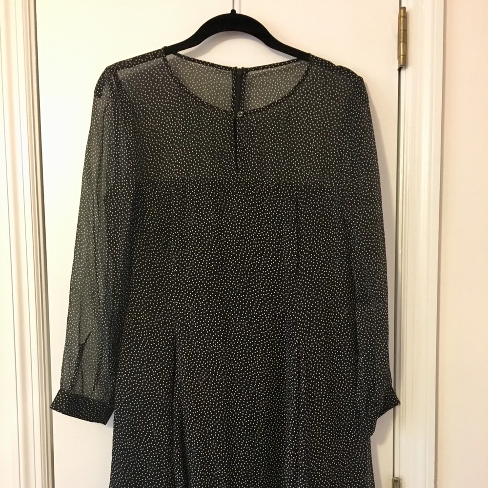 J Crew silk polka dot dress